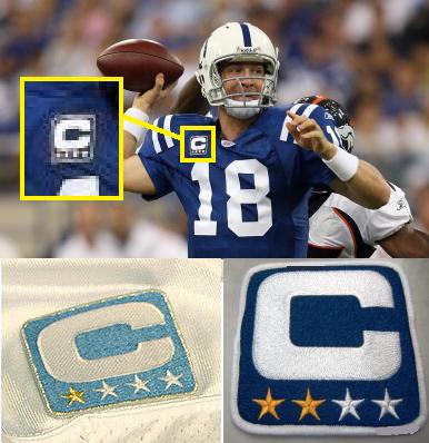 what is the c logo on a nfl jersey